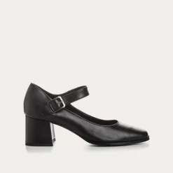 Reqins BABIES A TALONS GINGER CUIR NOIR Best