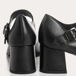 Reqins BABIES A TALONS GINGER CUIR NOIR Best