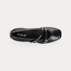 Reqins BABIES CALLISTE CUIR NOIR Clearance