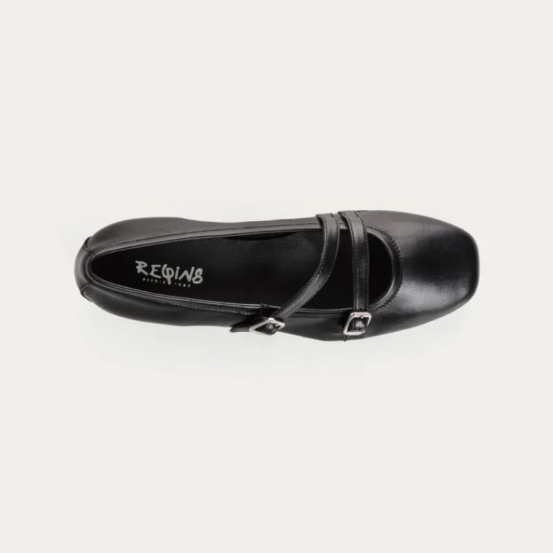 Reqins BABIES CALLISTE CUIR NOIR Clearance