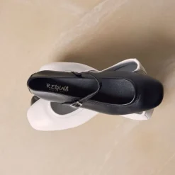 Reqins BABIES HONOR CUIR NOIR Clearance