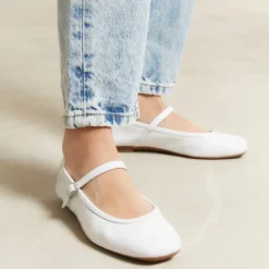 Reqins BABIES HONOR CUIR BLANC Sale