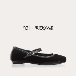 Reqins BABIES HONOREE VELVET NOIR Sale