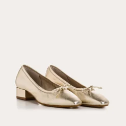 Reqins BALLERINES A TALONS FETICHE ECLAT METALLIQUE Best