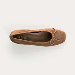 Reqins BALLERINES A TALONS KYRIEL CUIR VELOURS BEIGE Best