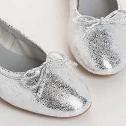 Reqins BALLERINES ALMA CRACK ARGENT New