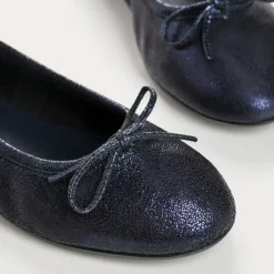 Reqins BALLERINES CARMEN CRACK METALLIQUE New