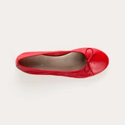 Reqins BALLERINES CARMEN CUIR CC ROUGE Best