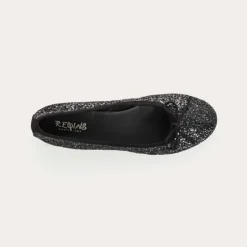 Reqins BALLERINES CARMEN GLITTER CC NOIR Clearance