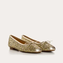 Reqins BALLERINES HARMONY GLITTER METALLIQUE Sale