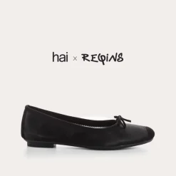 Reqins BALLERINES HARMONY SILK NOIR Clearance