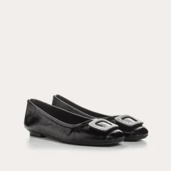Reqins BALLERINES HELENE CUIR VERNIS NOIR Sale