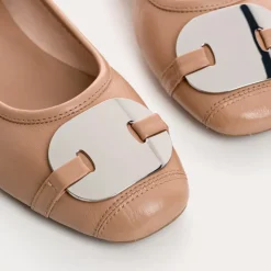 Reqins BALLERINES HERMES CUIR Hot