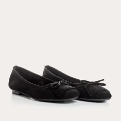 Reqins BALLERINES HINDI CUIR VELOURS NOIR Best