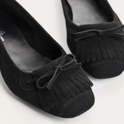 Reqins BALLERINES HINDI CUIR VELOURS NOIR Best