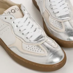 Reqins BASKETS ATHENA CUIR METALLISE METALLIQUE Outlet