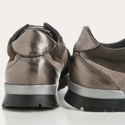 Reqins BASKETS ELECTRA MIX CUIR VELOURS VERT Online