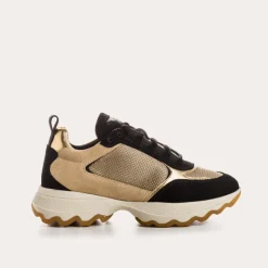 Reqins BASKETS FOSTER CUIR NOIR New