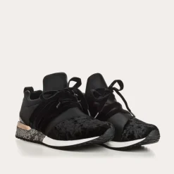 Reqins BASKETS ILAN LYCRA/VELVET NOIR Clearance