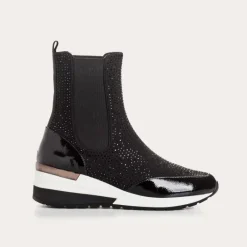 Reqins BASKETS IMAGE LYCRA NOIR Outlet