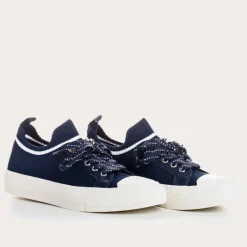 Reqins BASKETS IMPERIAL CROCHET BLEU Outlet