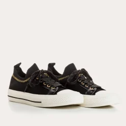 Reqins BASKETS IMPERIAL CROCHET NOIR Best