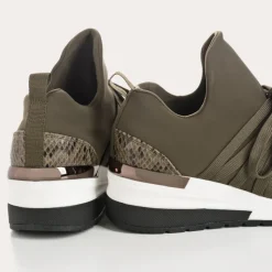 Reqins BASKETS INUIT LYCRA VERT New