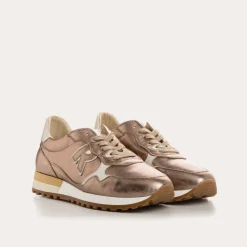 Reqins BASKETS MANIA CUIR METALLISE METALLIQUE Clearance