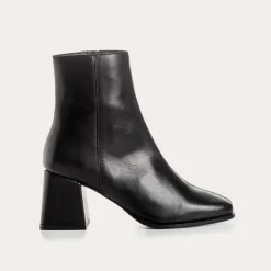 Reqins BOOTS A TALONS BLONDIE CUIR NOIR Fashion