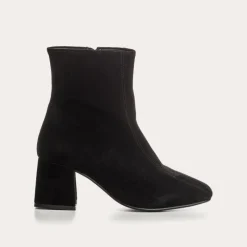 Reqins BOOTS AGATHA CUIR VELOURS NOIR Fashion