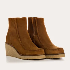 Reqins BOOTS ARGOS CUIR VELOURS CHAMOIS Best