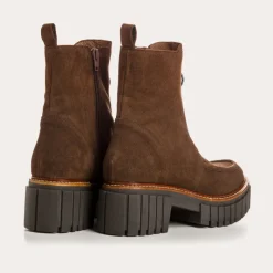 Reqins BOOTS BOWEN CUIR VELOURS MARRON Online