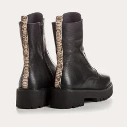 Reqins BOOTS DAFNE CUIR GRAINE NOIR Hot