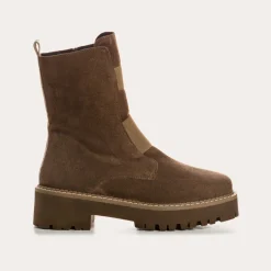 Reqins BOOTS DAFNE CUIR VELOURS VERT Online