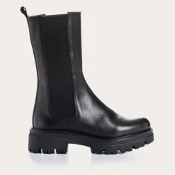 Reqins BOOTS DEVORA CUIR GRAINE NOIR Outlet