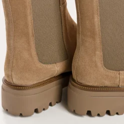 Reqins BOOTS DEVORA CUIR VELOURS HAVANE Fashion