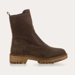 Reqins BOOTS DUSKY CUIR VELOURS MARRON Online
