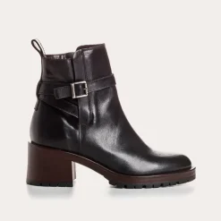 Reqins BOOTS ENEA CUIR NOIR Fashion
