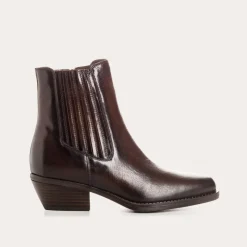 Reqins BOOTS EUXANE CUIR MARRON New