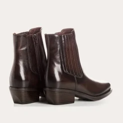 Reqins BOOTS EUXANE CUIR MARRON New