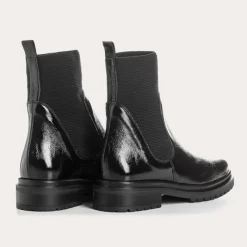 Reqins BOOTS EVALINA CUIR VERNIS NOIR Sale