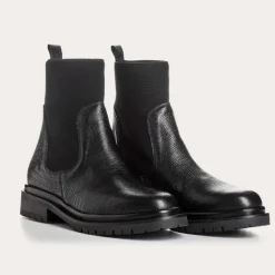 Reqins BOOTS EVALINA LEZARD NOIR Clearance