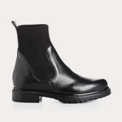 Reqins BOOTS EVELYN CUIR NOIR New
