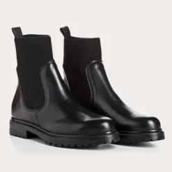 Reqins BOOTS EVELYN CUIR NOIR New