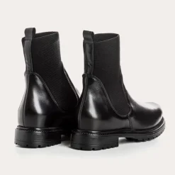Reqins BOOTS EVELYN CUIR NOIR New