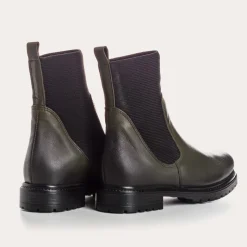 Reqins BOOTS EVELYN CUIR VERT Sale
