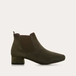 Reqins BOOTS KEEGAN CUIR VELOURS VERT New