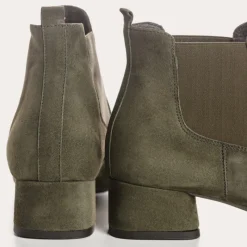 Reqins BOOTS KEEGAN CUIR VELOURS VERT New
