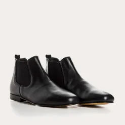 Reqins BOOTS LIZETTE CUIR NOIR Discount