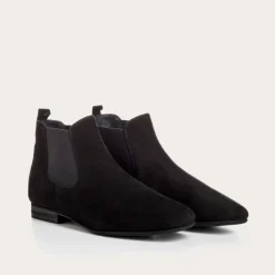 Reqins BOOTS LIZETTE CUIR VELOURS NOIR Clearance